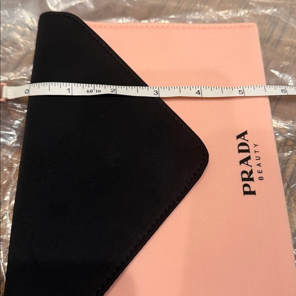 Prada Pink and Black Beauty Clutch 2 pieces bundle - Picture 5 of 9